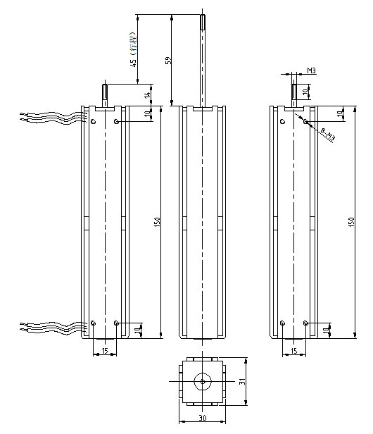 长行程推拉式九游体育app定制-尺寸图