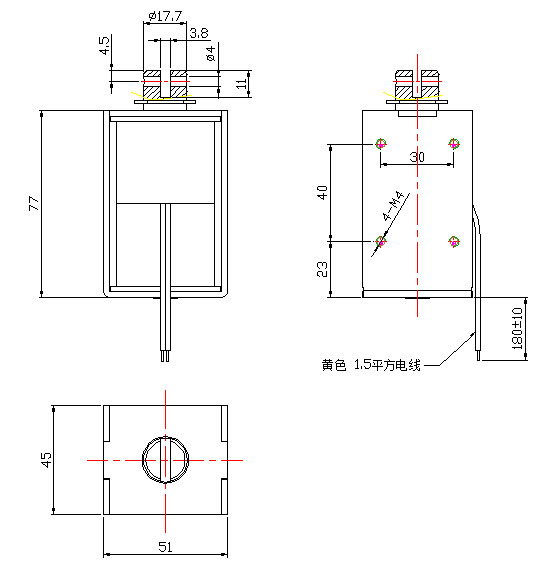 断路器开关九游体育app尺寸图
