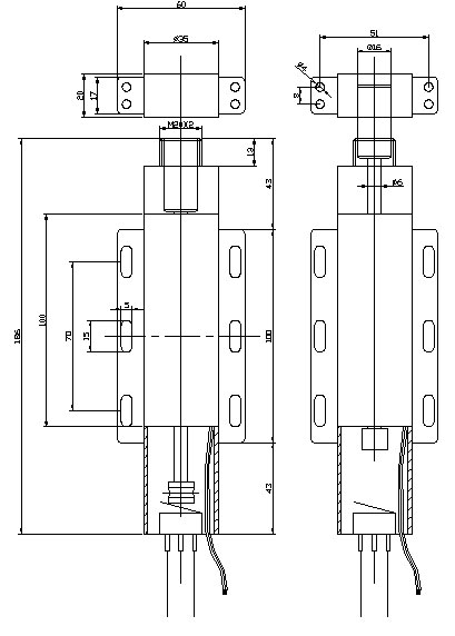 电磁锁,双向保持式九游体育app尺寸图