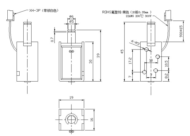 电饭煲用推拉式九游体育app尺寸图