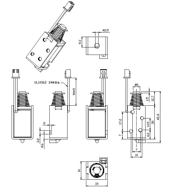 汽车LED大灯变光九游体育app尺寸图