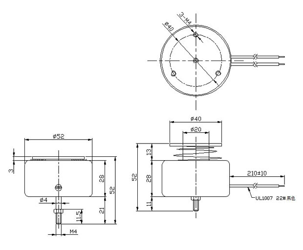 强力圆管式推拉九游体育app尺寸图